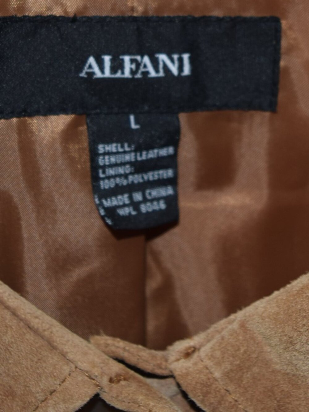 Women's Alfani Suede/Leather Casual Jacket Blazer Size L - Picture 3 of 8